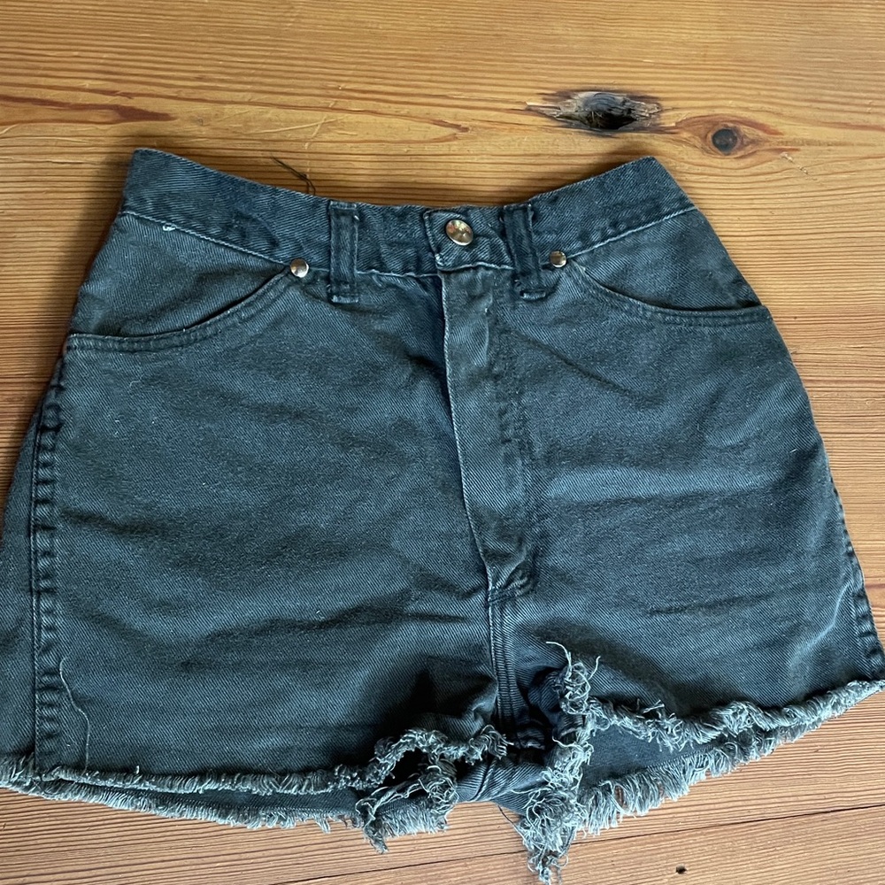 Vintage wrangler cut-off shorts.
